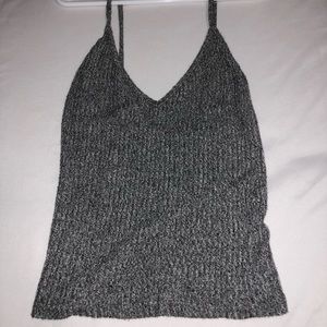 Grey brandy Melville cropped tank